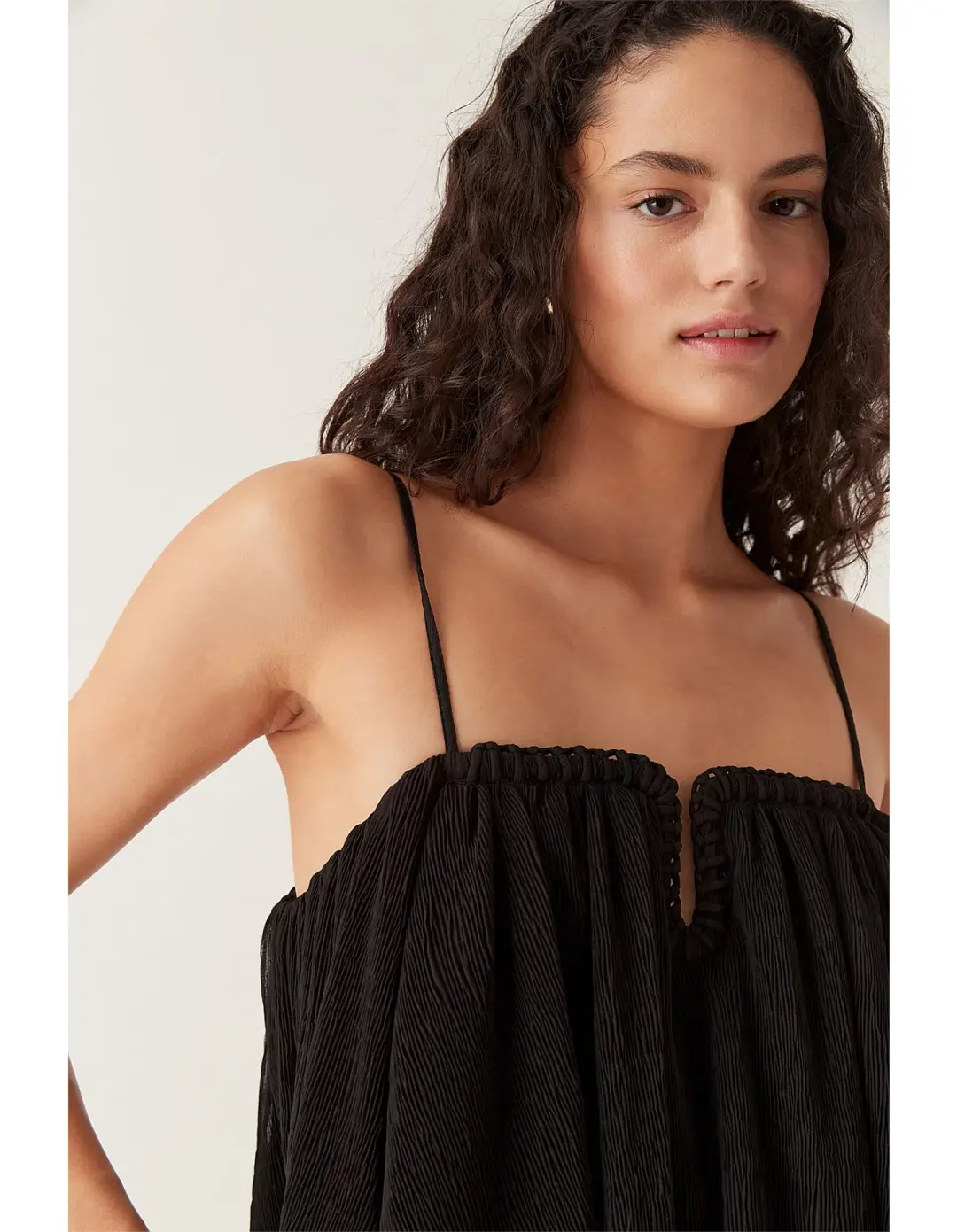 Aje Filigree Sweetheart Mini Dress Black Size 8 for rent on The Volte - main image