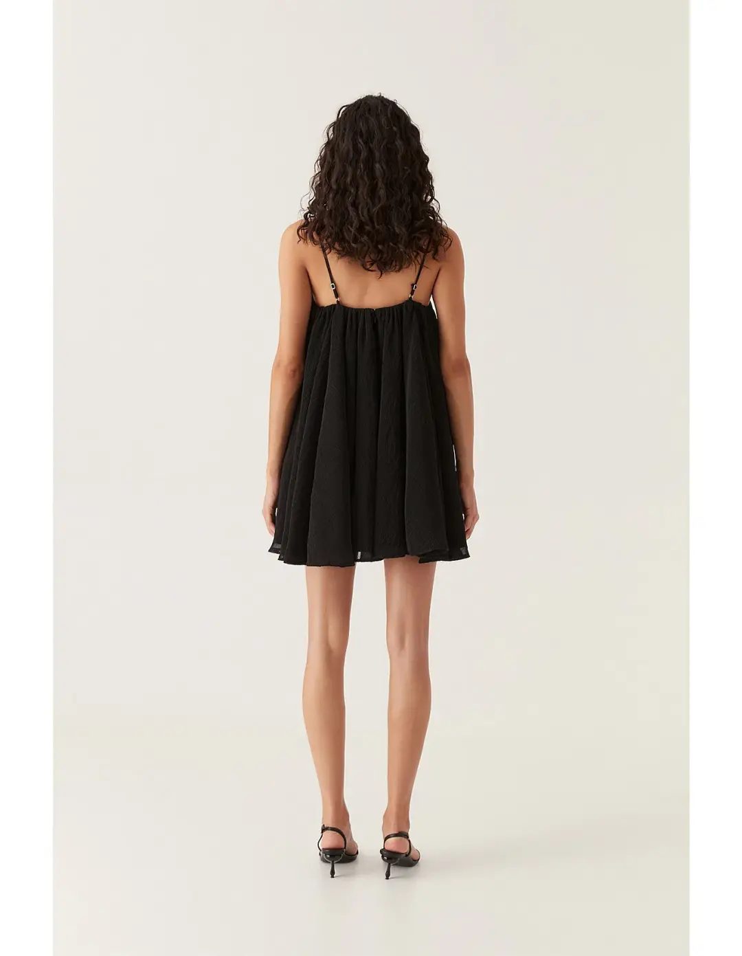 Aje Filigree Sweetheart Mini Dress Black Size 8 for rent on The Volte - main image