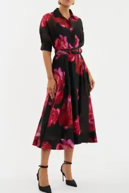 Rebecca Vallance Rosina Midi Dress Floral Size 18 for rent on The Volte - image 4