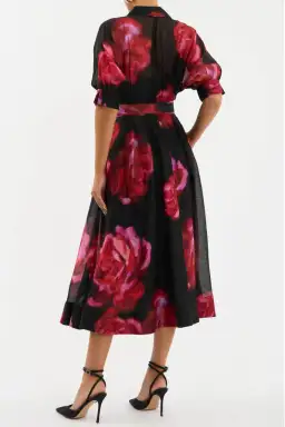 Rebecca Vallance Rosina Midi Dress Floral Size 18 for rent on The Volte - image 3