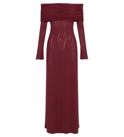 Meshki Josie Maxi Dress Wine Size XS/Au for rent on The Volte - image 3