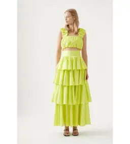 Aje Medina Set in Lime Green Size 6