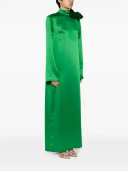 Rachel Gilbert Rosy Full Length Gown Emerald Size 12