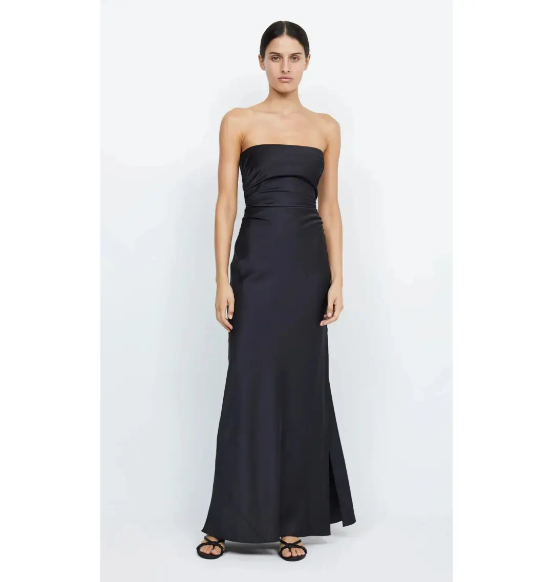 Bec & Bridge Eternity Strapless Maxi Dress Black Size AU 8 for rent on The Volte - main image
