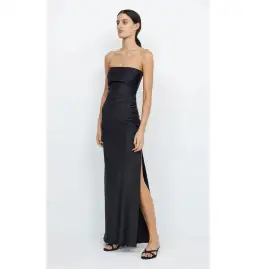 Bec & Bridge Eternity Strapless Maxi Dress Black Size AU 8 for rent on The Volte - image 4