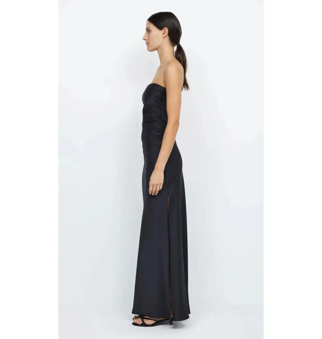 Bec & Bridge Eternity Strapless Maxi Dress Black Size AU 8 for rent on The Volte - main image