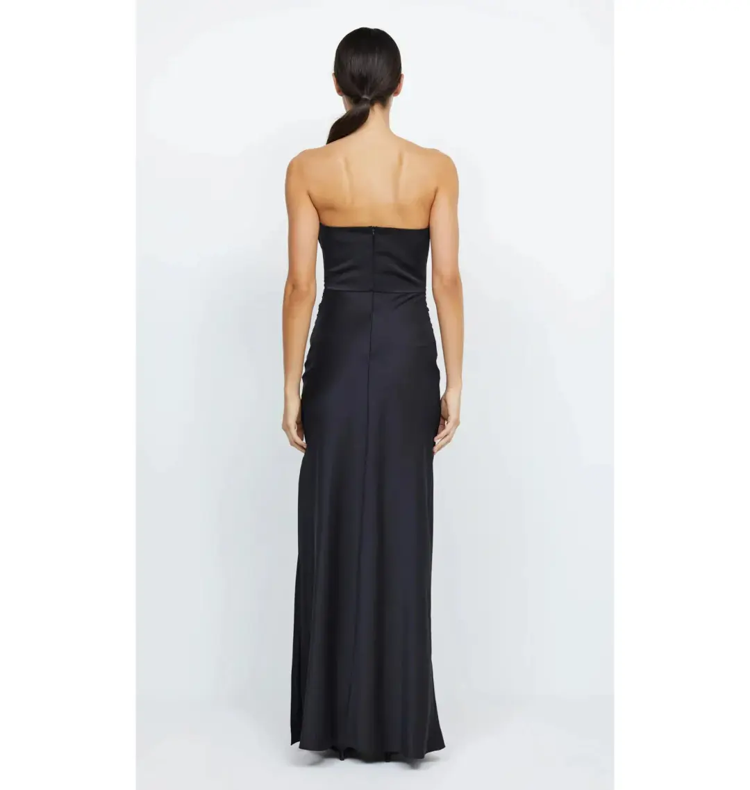 Bec & Bridge Eternity Strapless Maxi Dress Black Size AU 8 for rent on The Volte - main image