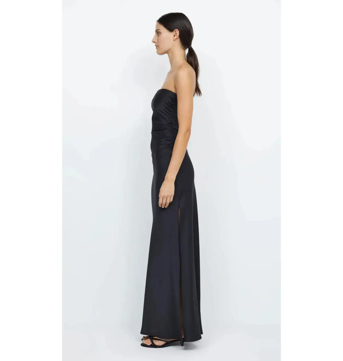 Bec & Bridge Eternity Strapless Maxi Dress Black Size AU 10 - Image 3