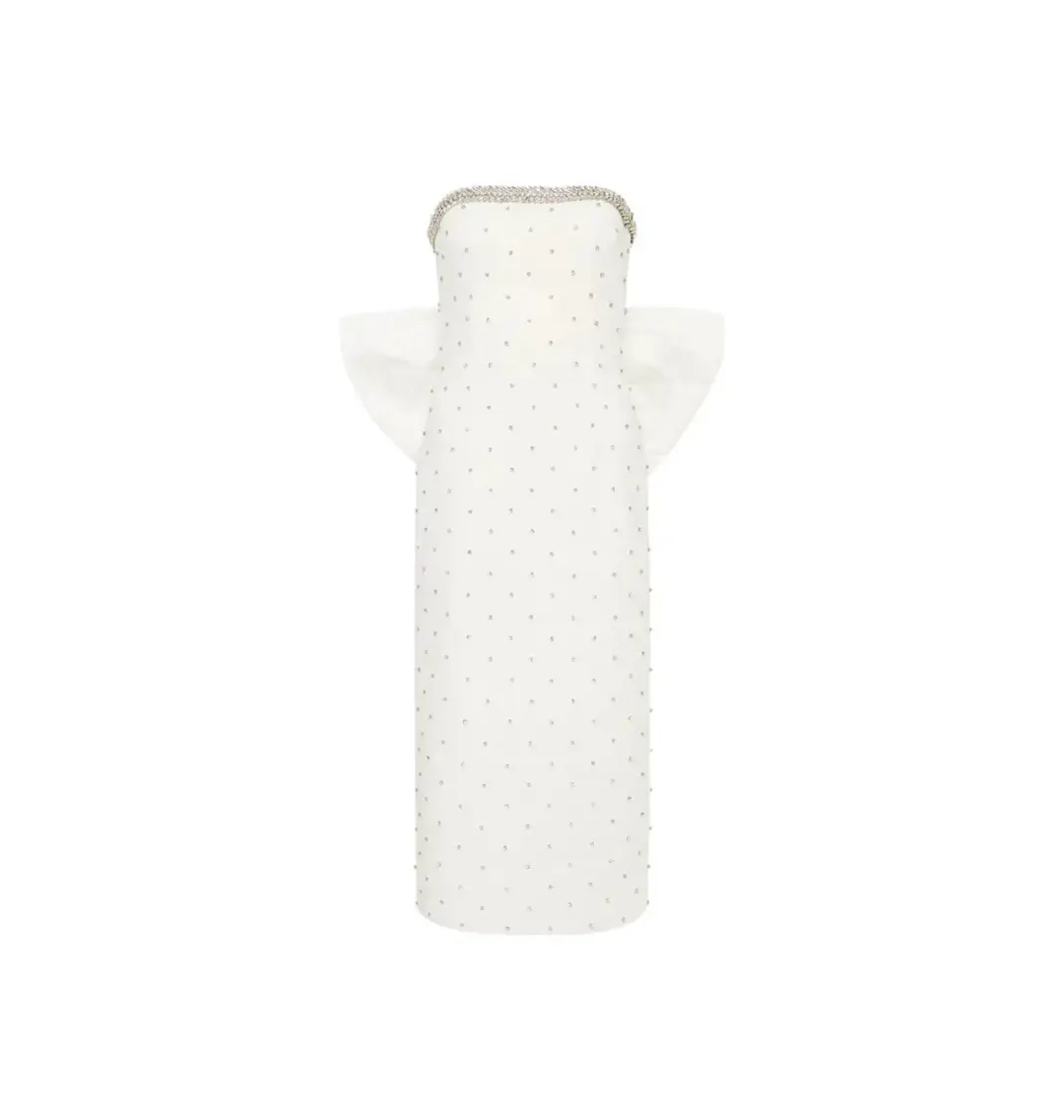 Rebecca Vallance Alpine Midi Dress White Size AU 8 for rent on The Volte - main image