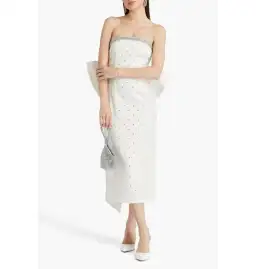 Rebecca Vallance Alpine Midi Dress White Size AU 8 for rent on The Volte - image 1