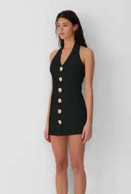 The Wolf Gang Irida Vest Mini Dress Black Size 8 for rent on The Volte - image 2