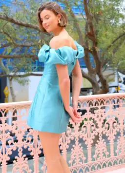 Alemais Regent Jade Mini Dress Floral Size 12 for rent on The Volte - image 3