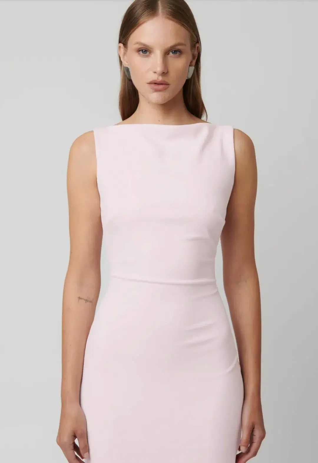 Effie Kats Verona Gown Ice Pink Size 8 for rent on The Volte - main image