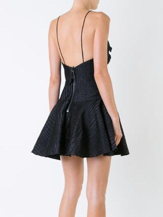 Alex Perry La Row Dress Black Size 8 for rent on The Volte - main image