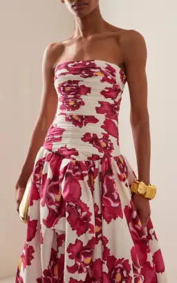 Aje Behold Maxi Dress Boldly Blooming Size 10 for rent on The Volte - image 4