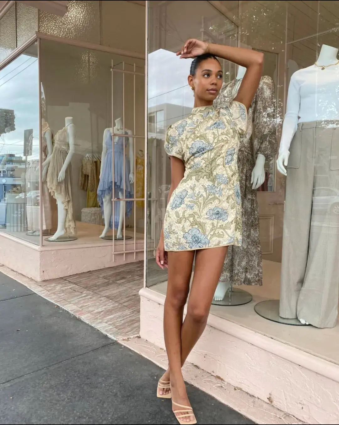 Sir the Label Maev Mini Dress Florence Floral Print Size 8 for rent on The Volte - main image