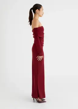 BENNI Lorena Maxi Dress Wine Size 8 for rent on The Volte - image 5