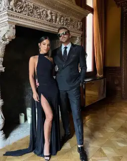 Effie Kats Venezia Gown Black Size M/Au 10 for rent on The Volte - image 4