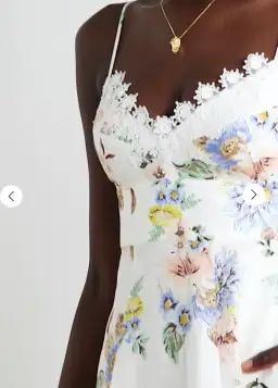 Zimmermann Appliqué Picnic Dress Blue Floral Size 1/Au 10 for rent on The Volte - image 6