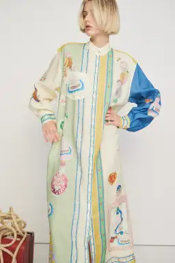 Alemais Elixir Shirtdress Print Size 8 for rent on The Volte - image 4