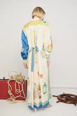 Alemais Elixir Shirtdress Print Size 8 for rent on The Volte - image 3