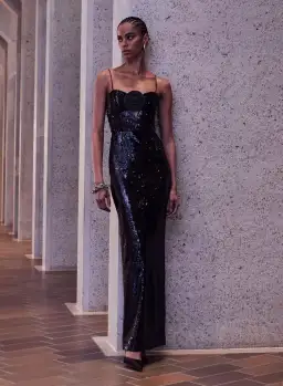 Rebecca Vallance Denise Gown Black Size 8 for rent on The Volte - image 1