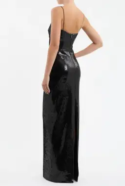 Rebecca Vallance Denise Gown Black Size 8 for rent on The Volte - image 3