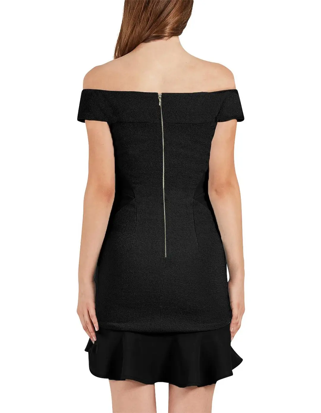 Rebecca Vallance Anise Mini Dress Black Size 6 for rent on The Volte - main image