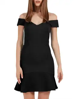 Rebecca Vallance Anise Mini Dress Black Size 6 for rent on The Volte - image 1