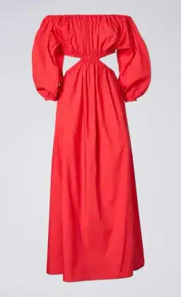 Scanlan Theodore Parachute Cotton Gather Dress Poppy Size 10 for rent on The Volte - image 5