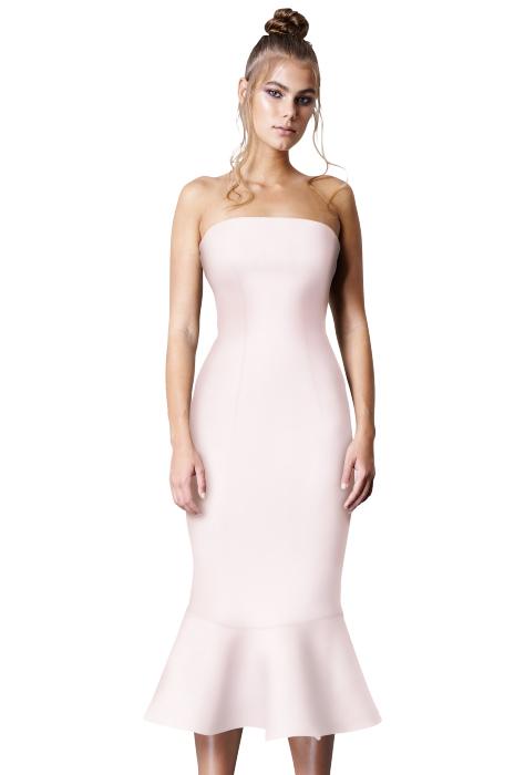 By Johnny Raffia Drop Flair Dress Pink Size 8 - Image 2
