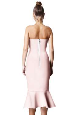 By Johnny Raffia Drop Flair Dress