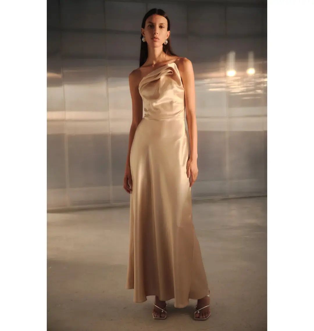 Manning Cartell Show Me Love Strapless Gown Champagne Size AU 10 for rent on The Volte - main image