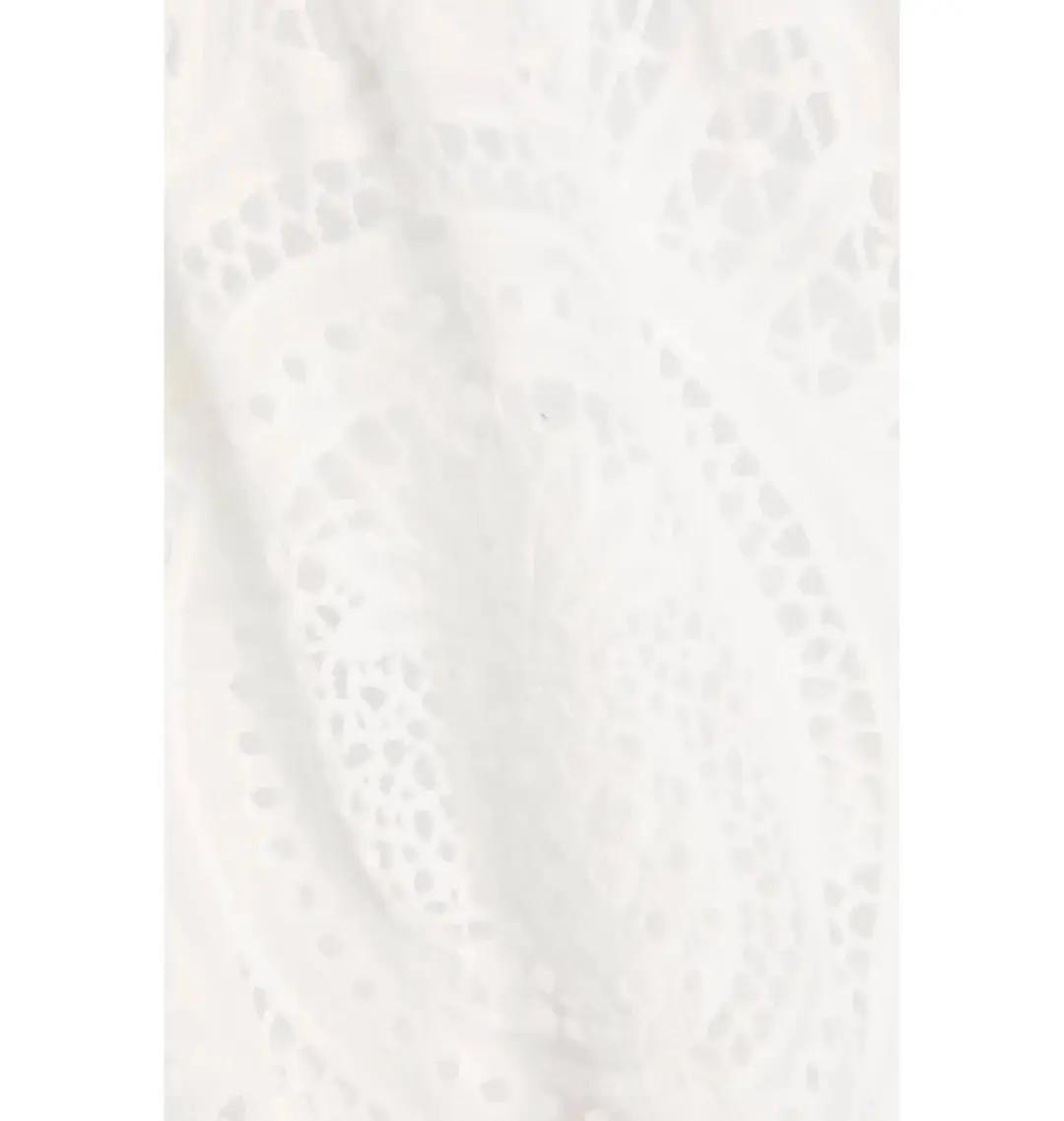 Zimmermann Cutout Broderie Anglaise Linen Mini Dress White Size 1 / AU 10 for rent on The Volte - main image