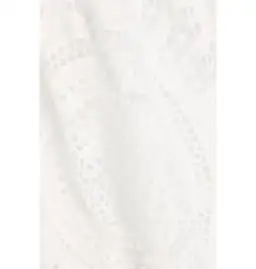 Zimmermann Cutout Broderie Anglaise Linen Mini Dress White Size 1 / AU 10 for rent on The Volte - image 4