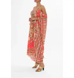 Camilla The Shell Games Shoestring Strap Kaftan Print One Size for rent on The Volte - image 3