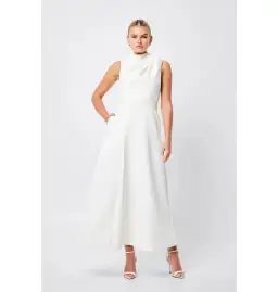 Mossman Cosmic Dress White Size AU 16