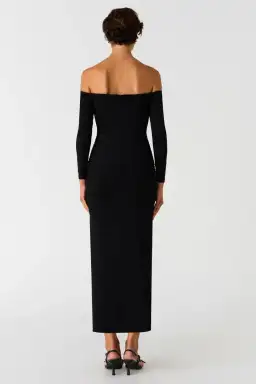 MISHA Raelynn Dress Black Size 10 for rent on The Volte - image 3