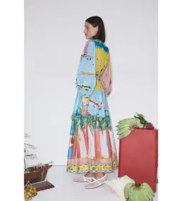 Alemais All Aboard Shirtdress Multi Size AU 16 for rent on The Volte - image 3