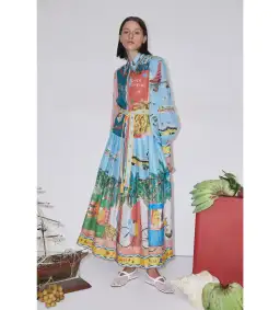 Alemais All Aboard Shirtdress Multi Size AU 16 for rent on The Volte - image 1