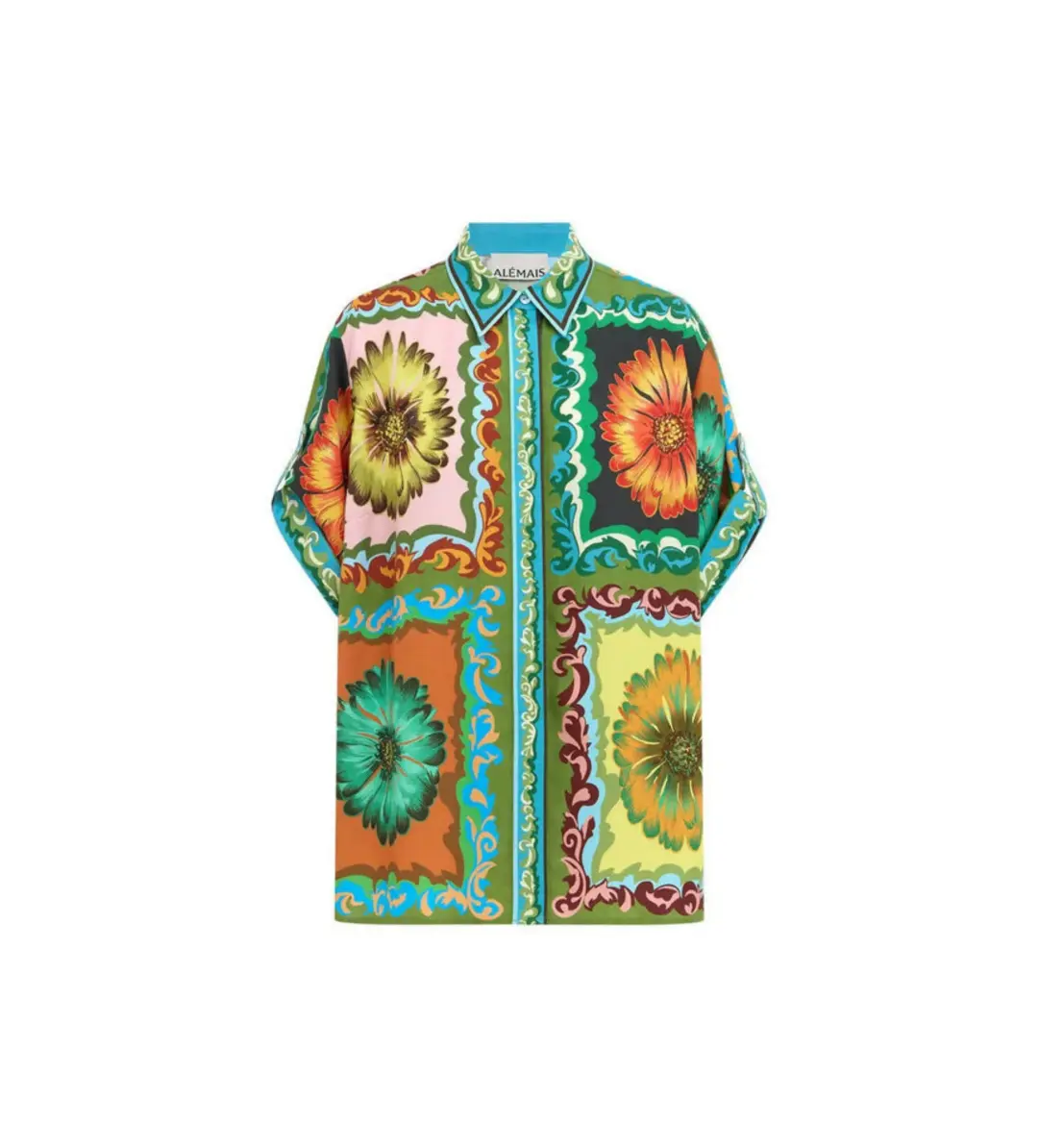 Alemais Disco Daisy Shirt and Short Set Multi Size 14 for rent on The Volte - main image