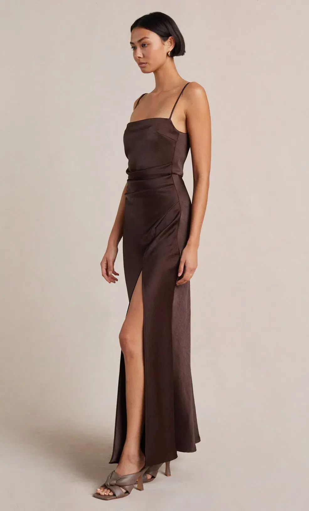 Bec & Bridge Nadia Maxi Dress Brown Size 8 for rent on The Volte - main image