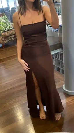 Bec & Bridge Nadia Maxi Dress Brown Size 8 for rent on The Volte - image 5