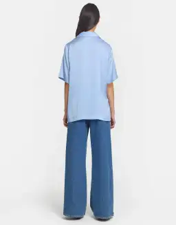 Viktoria And Woods Applause Shirt And Pilot Pant Set Hydrogen/Light Blue Size 4 / AU 14 for rent on The Volte - image 3