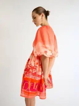 Sheike Love Boat Mini Dress Print Size AU 6 for rent on The Volte - image 2