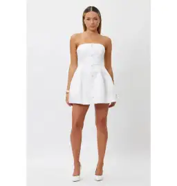Bianca & Bridgett Mila Dress White Size AU 6 for rent on The Volte - image 1