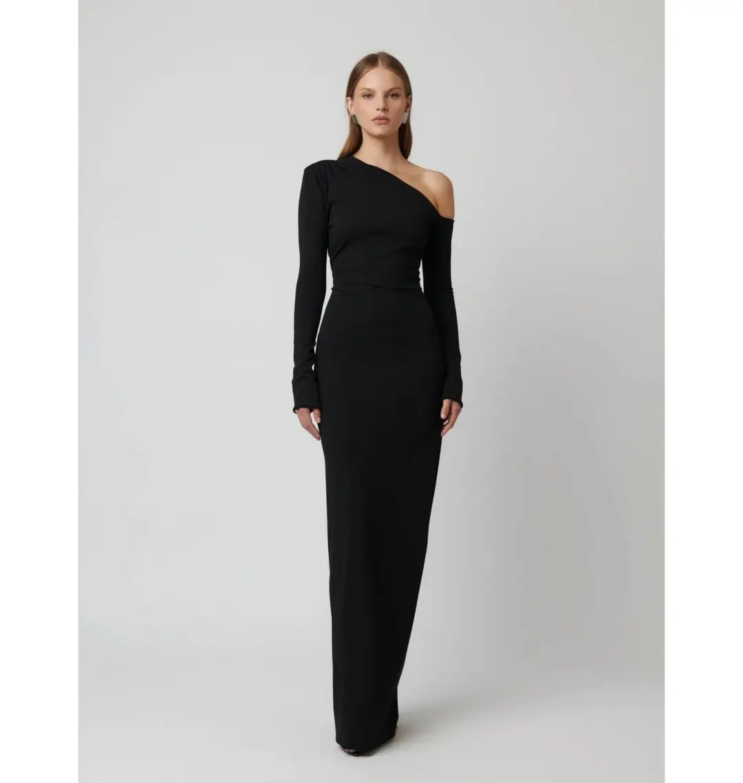 Effie Kats Cayley Gown in Black Size XS / AU 6 for rent on The Volte - main image