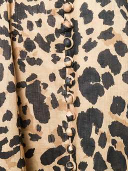 ZIMMERMANN LEOPARD PRINT SKIRT