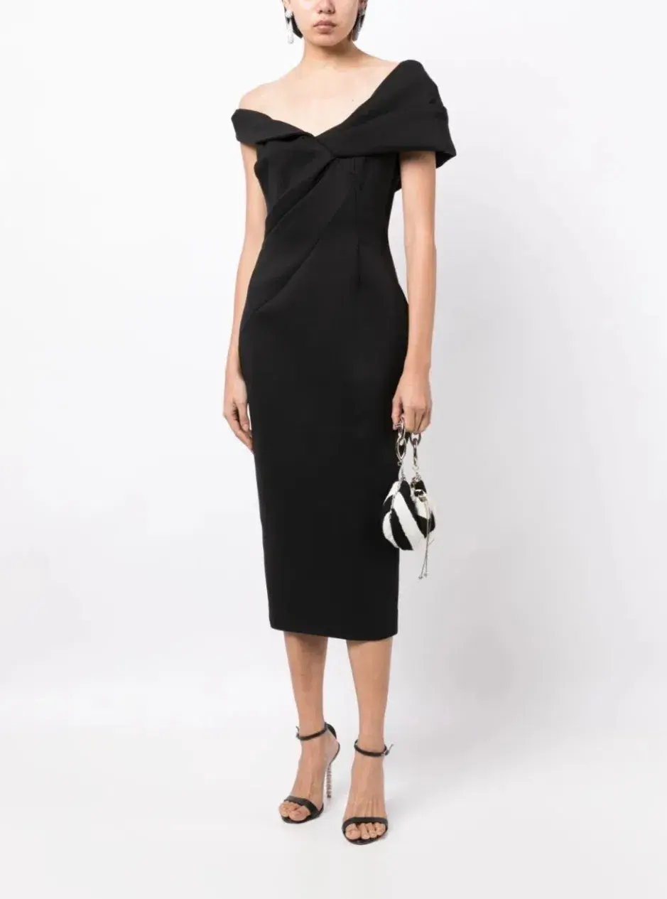 Rachel Gilbert Matteo Dress Black Size 6 / AU 18 for rent on The Volte - main image