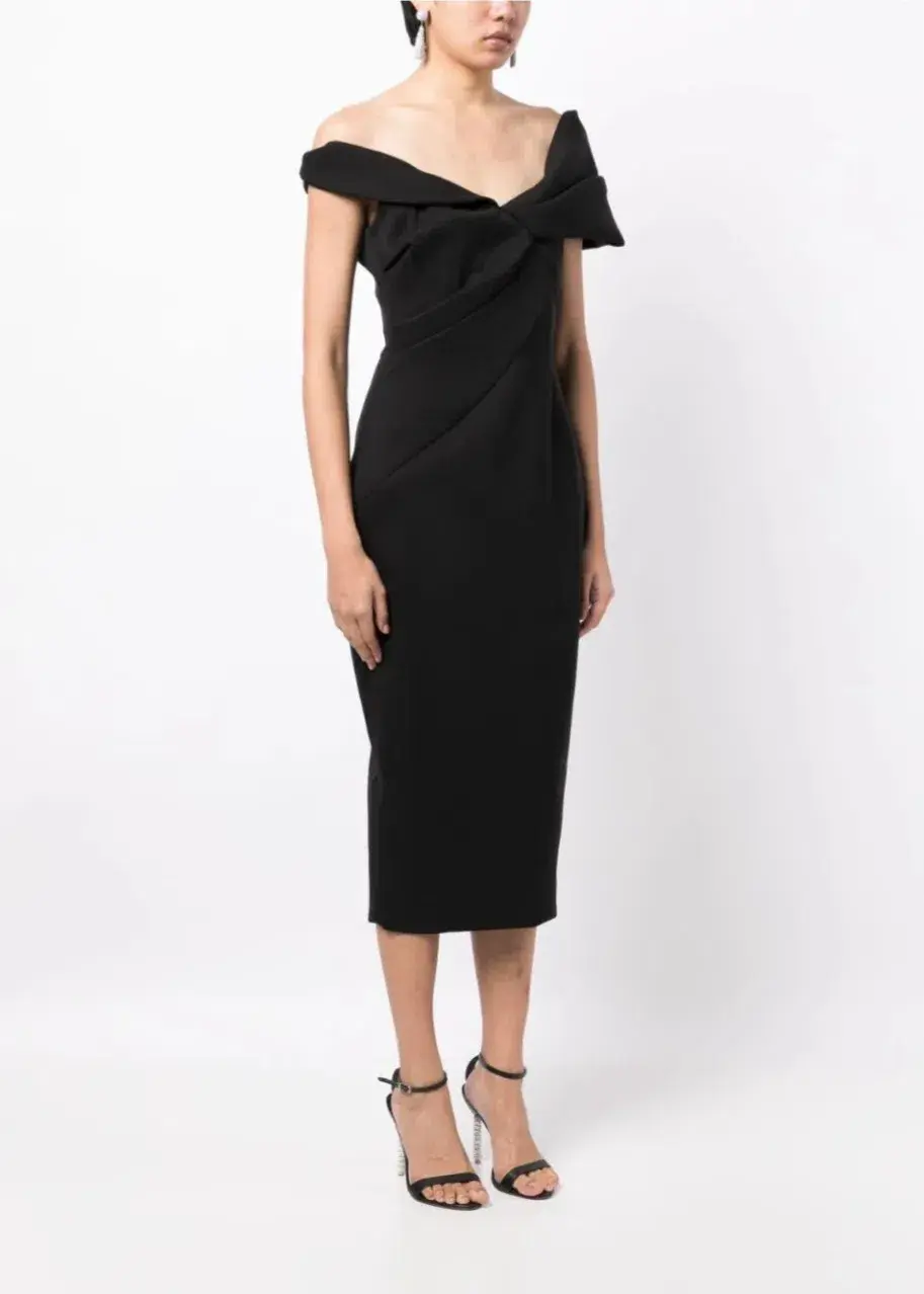 Rachel Gilbert Matteo Dress Black Size 6 / AU 18 for rent on The Volte - main image
